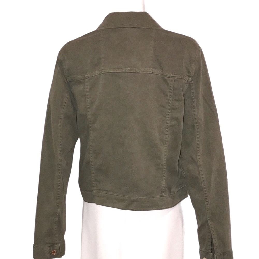 MICHAEL Michael Kors Safari Green Denmin Jacket - Picture 4 of 8
